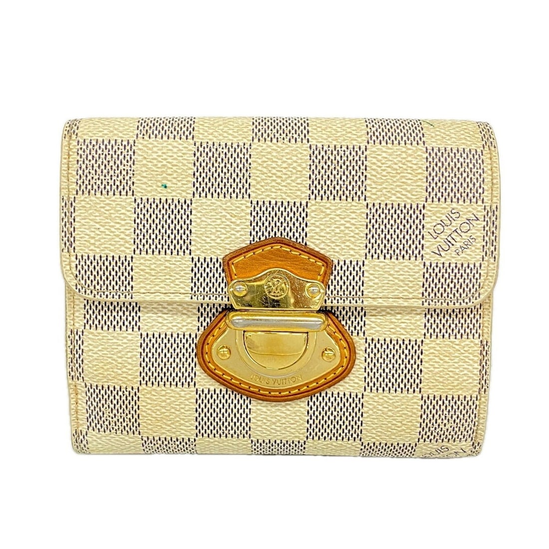 Louis Vuitton Tri-fold Wallet Damier Azur Portefeuille Koala N60013 White Women's: --- Catalog ---Category: SizeSize (HxWxD): 10cm x 12.5cm x 2.5cm / 3.93'' x 4.92'' x 0.98''Category: DesignType: Wallet (tri-fold)Color: WhiteGender: WomenCategory: GeneralMPN: N60013Brand: Louis Vuit