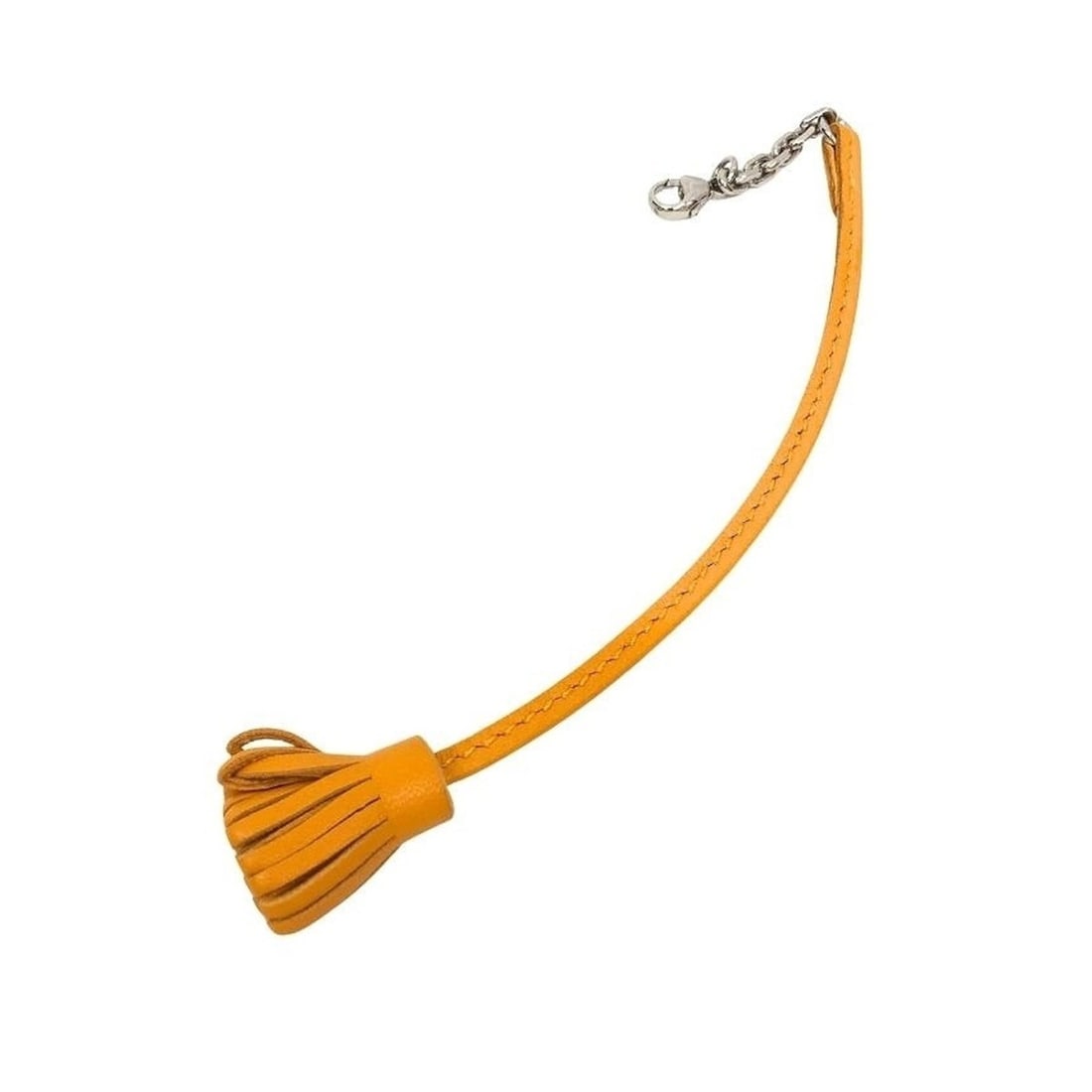 Hermes Carmencita Pompom 17 Yellow Bookmark: --- Catalog ---Category: DesignColor: YellowCategory: GeneralBrand: HermesCategory: Physical PropertiesSize (LxW): 17.00mm / 0.67''--- Item List ---Section: ConditionRanking: Rank NS Never used / disp