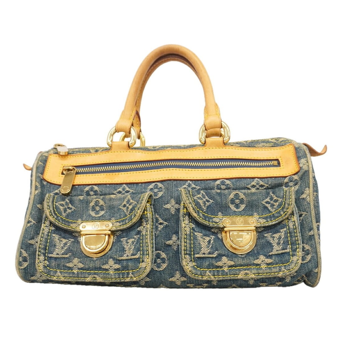 Louis Vuitton Monogram Denim Neo Speedy Handbag M95019 Blue Women's: --- Catalog ---Category: SizeSize (HxWxD): 17cm x 30.5cm x 15cm / 6.69'' x 12'' x 5.9''Category: DesignType: HandbagColor: BlueGender: WomenCategory: GeneralMPN: M95019Brand: Louis Vuitton--- Item Lis