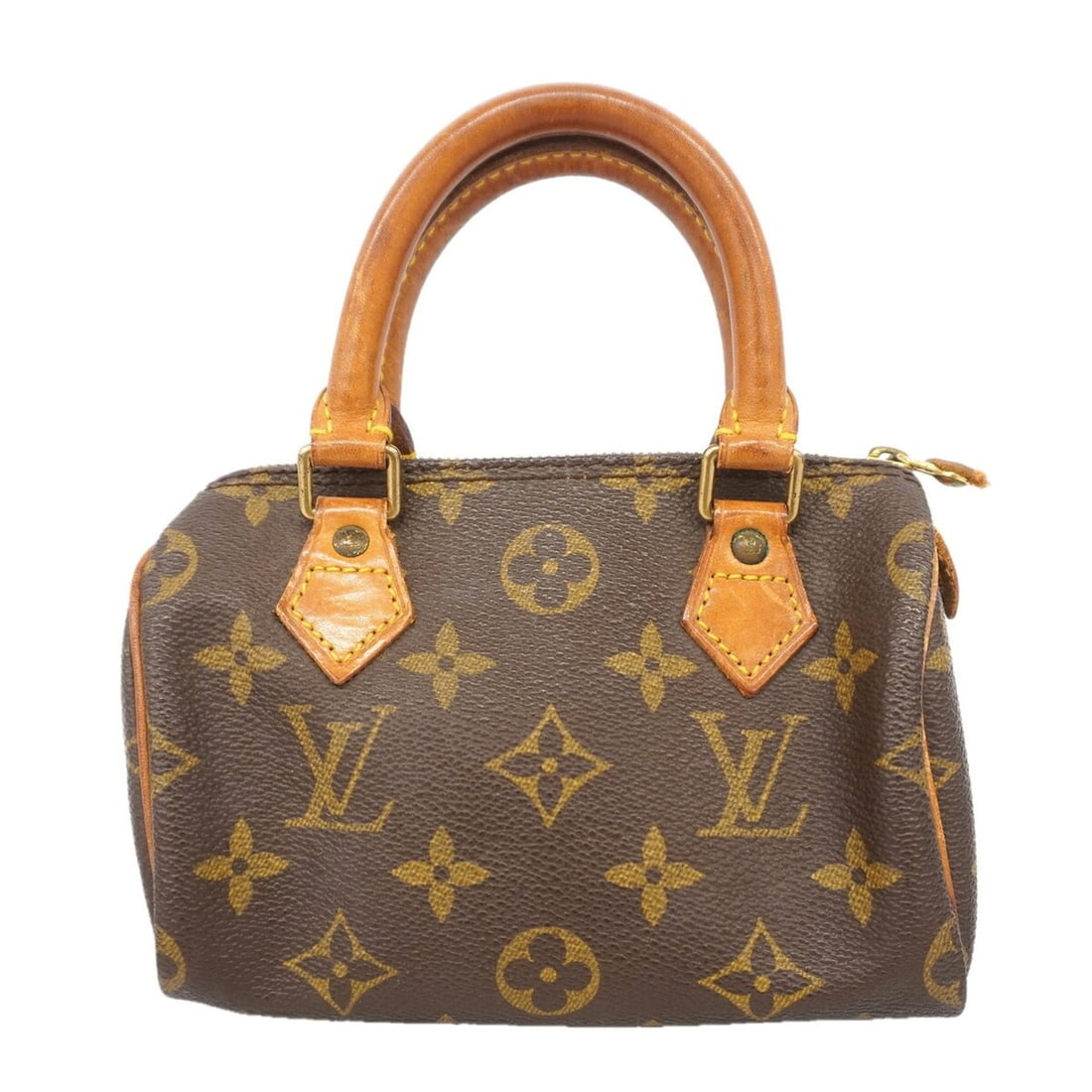 Louis Vuitton Monogram Mini Speedy Handbag M41534 Brown Women's: --- Catalog ---Category: SizeSize (HxWxD): 9cm x 16cm x 7cm / 3.54'' x 6.29'' x 2.75''Category: DesignType: HandbagColor: BrownGender: WomenCategory: GeneralMPN: M41534Brand: Louis Vuitton--- Item Lis