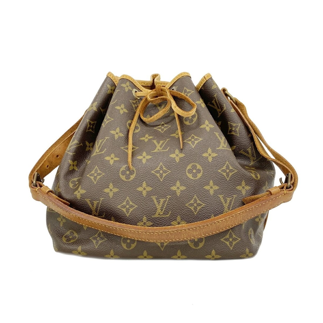 Louis Vuitton Monogram Petit Noé Shoulder Bag M42226 Brown Women's: --- Catalog ---Category: SizeSize (HxWxD): 27cm x 24cm x 18cm / 10.62'' x 9.44'' x 7.08''Category: DesignType: Shoulder bagColor: BrownGender: WomenCategory: GeneralMPN: M42226Brand: Louis Vuitton--- 
