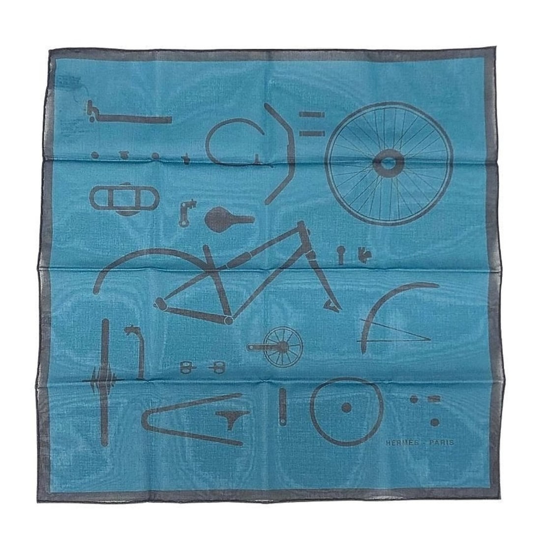 HERMES Hermes Handkerchief Cotton Carre 171008G 710 MOUCHOIR IMPRIME KIT VELO COBALT Blue Bandana: --- Catalog ---Category: SizeSize (LxW): 42cm x 42cm / 16.53'' x 16.53''Category: DesignType: HandkerchiefColor: BlueGender: WomenMaterial: Cotton Category: GeneralBrand: Hermes--- Item List ---Sectio