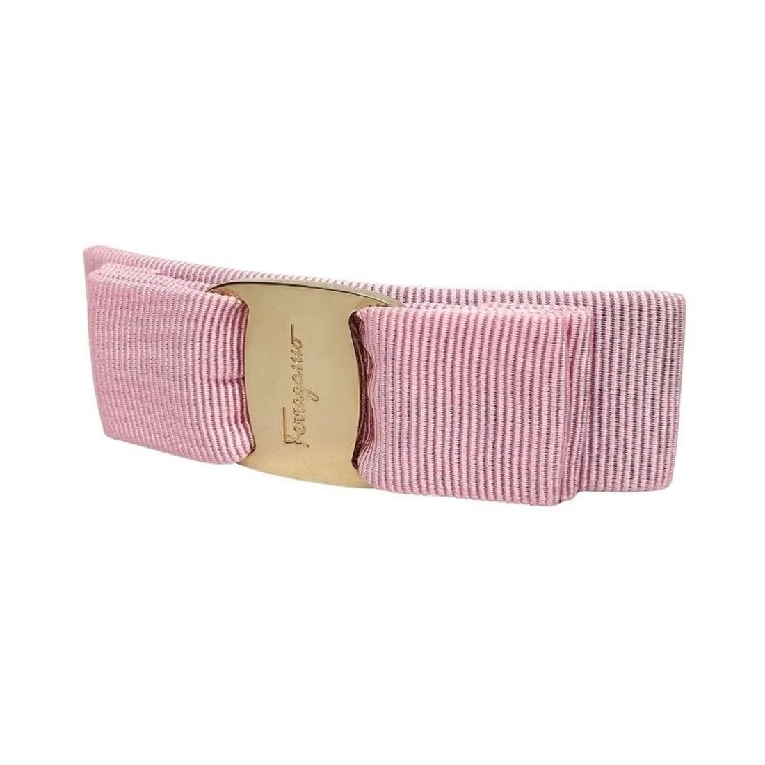 Salvatore Ferragamo Vara Ribbon Hair Barrette Pink x Women's: --- Catalog ---Category: SizeSize (LxW): 9.8cm x 2.7cm / 3.85'' x 1.06''Category: DesignType: RibbonColor: PinkGender: WomenCategory: GeneralBrand: Salvatore FerragamoCountry of Origin: Italy--- Item 