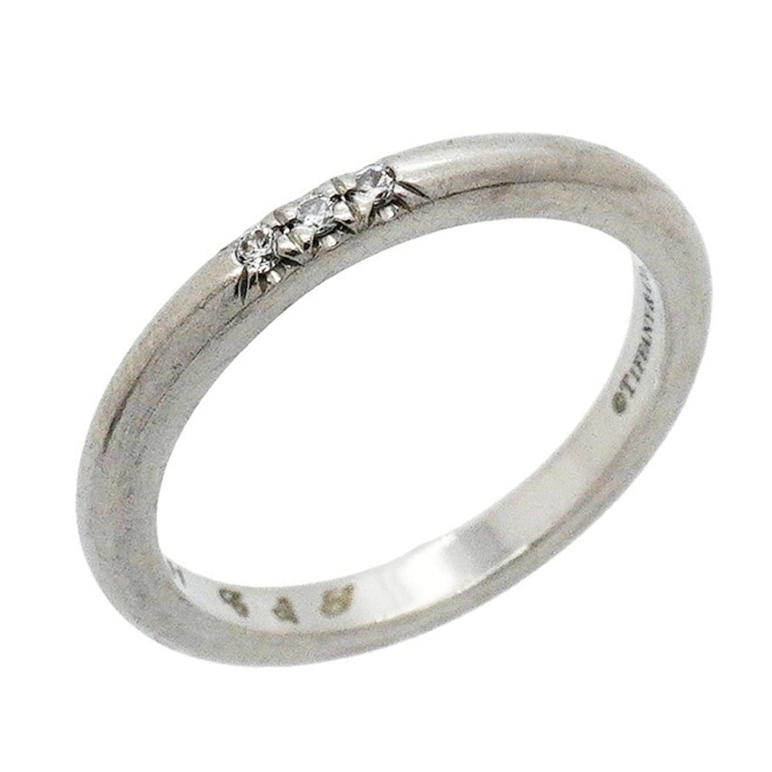 Tiffany & Co. Forever Ring, 3PD (Pt950) Platinum Diamond Size 6, Women's: --- Catalog ---Category: SizeJP Size: 6US Size: 3.5Category: DesignType: Band ringStone: DiamondGender: WomenMaterial: Platinum 950Category: GeneralBrand: Tiffany--- Item List ---Section: ConditionRan