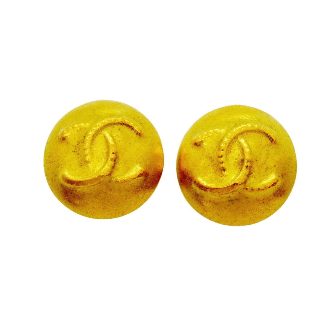 Chanel Earrings, Coco Mark Circle, GP Plated Gold, Women's: --- Catalog ---Category: SizeSize (HxWxD): 21.80mm x 21.30mm / 0.86'' x 0.84''Category: DesignType: Clip earringsColor: GoldGender: WomenMaterial: Gold platingCategory: GeneralBrand: Chanel--- Item Li