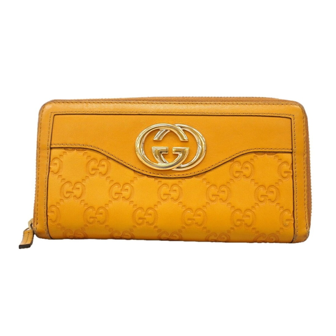 Gucci long wallet, Guccissima pattern, 308012, leather, mustard yellow, women's.: --- Catalog ---Category: SizeSize (HxWxD): 10cm x 19cm x 2.5cm / 3.93'' x 7.48'' x 0.98''Category: DesignType: Long wallet (bi-fold)Color: YellowGender: WomenMaterial: Leather Category: GeneralMPN: 30