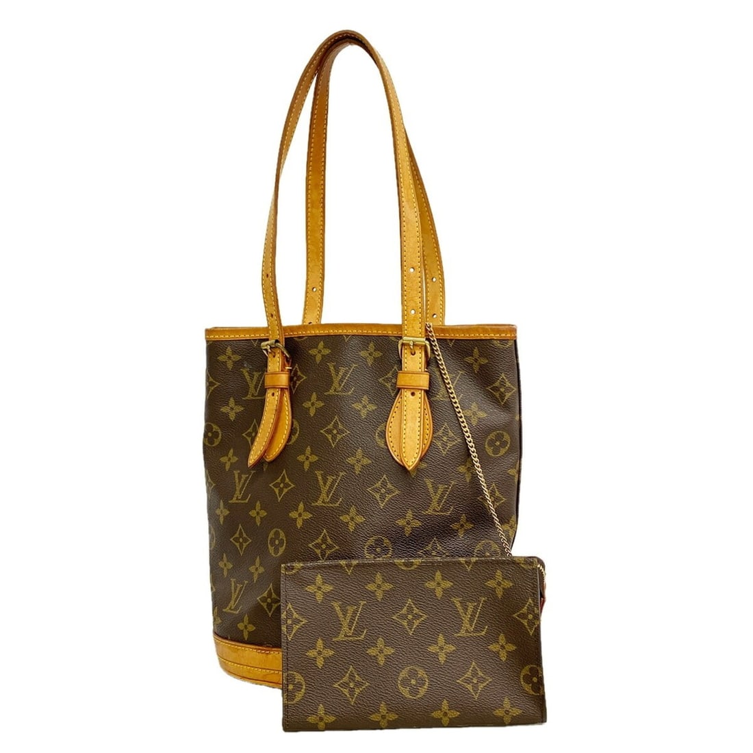 Louis Vuitton Monogram Bucket PM Tote Bag M42238 Brown Women's P3432734: --- Catalog ---Category: SizeSize (HxWxD): 25.5cm x 22.5cm x 16cm / 10.03'' x 8.85'' x 6.29''Category: DesignType: Tote bagColor: BrownGender: WomenCategory: GeneralMPN: M42238Brand: Louis Vuitton--- 