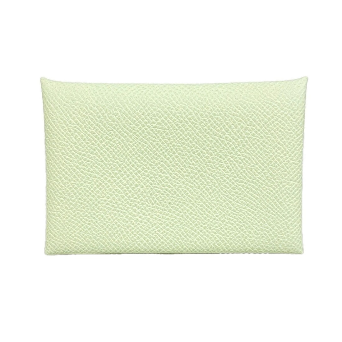 Hermes Business Card Holder/Card Case, Calvi Verso, Veau Epsom Leather, Vert Fizz, Yucca, B Stamp,: --- Catalog ---Category: DesignType: Card caseColor: GreenGender: WomenMaterial: Epsom leather , Leather Leather/Fur Type: Epsom leatherCategory: GeneralBrand: HermesCategory: Physical PropertiesSize 