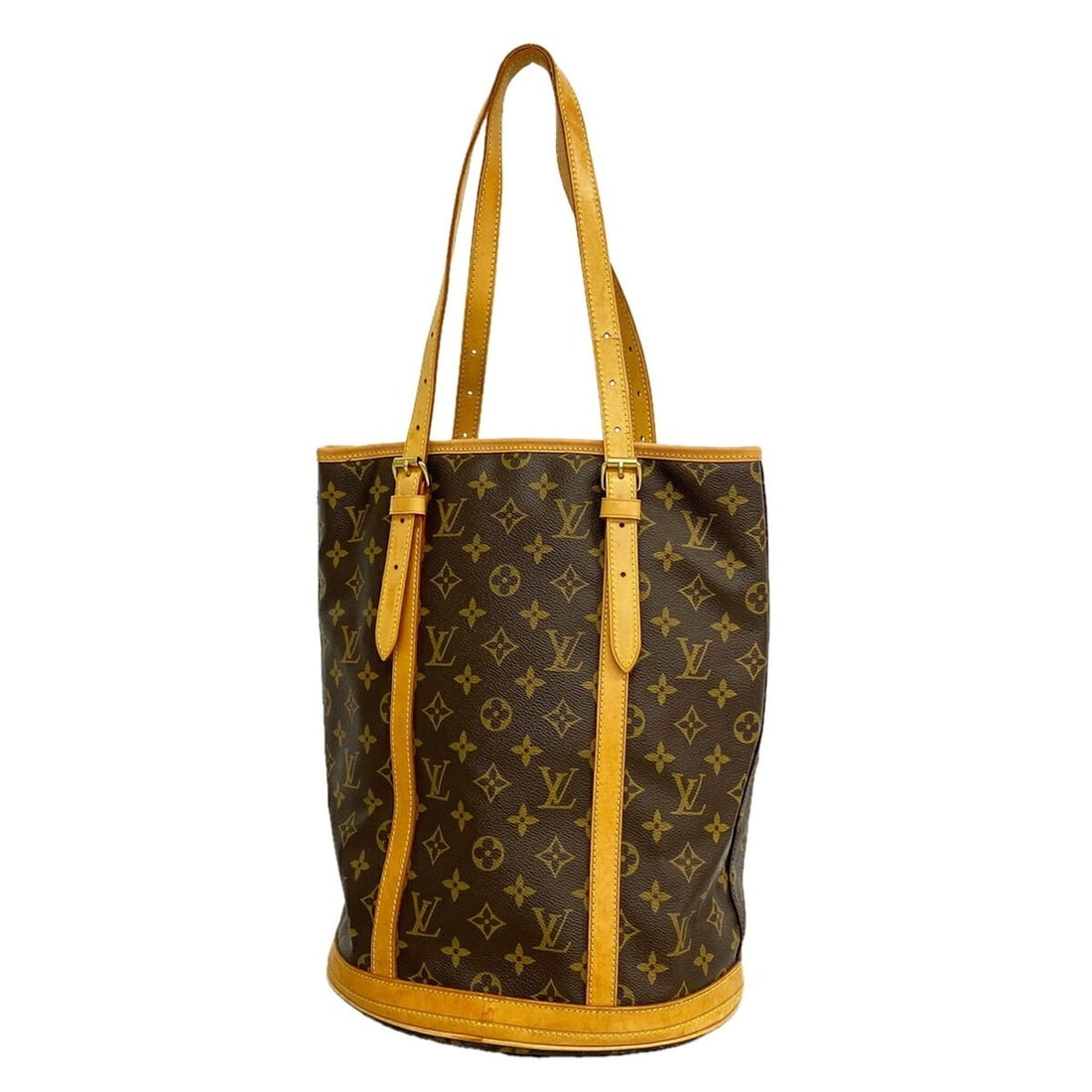 Louis Vuitton Monogram Bucket GM Tote Bag M42236 Brown (Women's): --- Catalog ---Category: SizeSize (HxWxD): 36cm x 27cm x 20cm / 14.17'' x 10.62'' x 7.87''Category: DesignType: Tote bagColor: BrownGender: WomenCategory: GeneralMPN: M42236Brand: Louis Vuitton--- Ite