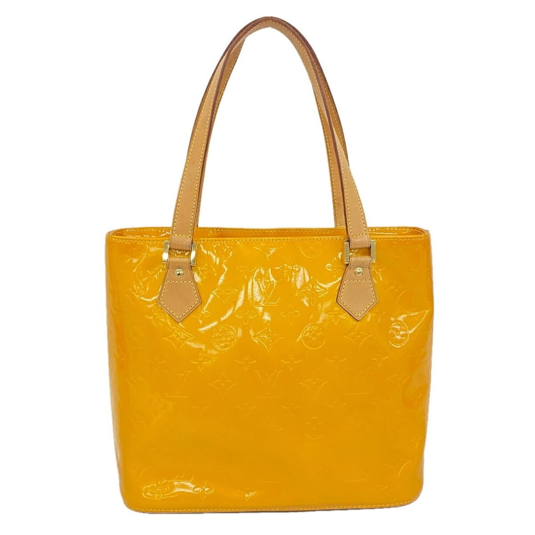 Louis Vuitton Vernis Houston Tote Bag M91121 Jaune (Women's): --- Catalog ---Category: SizeSize (HxWxD): 25.5cm x 29cm x 14.5cm / 10.03'' x 11.41'' x 5.7''Category: DesignType: Tote bagColor: JauneGender: WomenCategory: GeneralMPN: M91121Brand: Louis Vuitton--- 