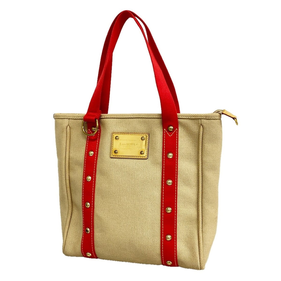 Louis Vuitton Antigua Cabas MM Tote Bag M40035 Beige (Women's): --- Catalog ---Category: SizeSize (HxWxD): 30cm x 28cm x 9cm / 11.81'' x 11.02'' x 3.54''Category: DesignType: Tote bagColor: BeigeGender: WomenCategory: GeneralMPN: M40035Brand: Louis Vuitton--- Item
