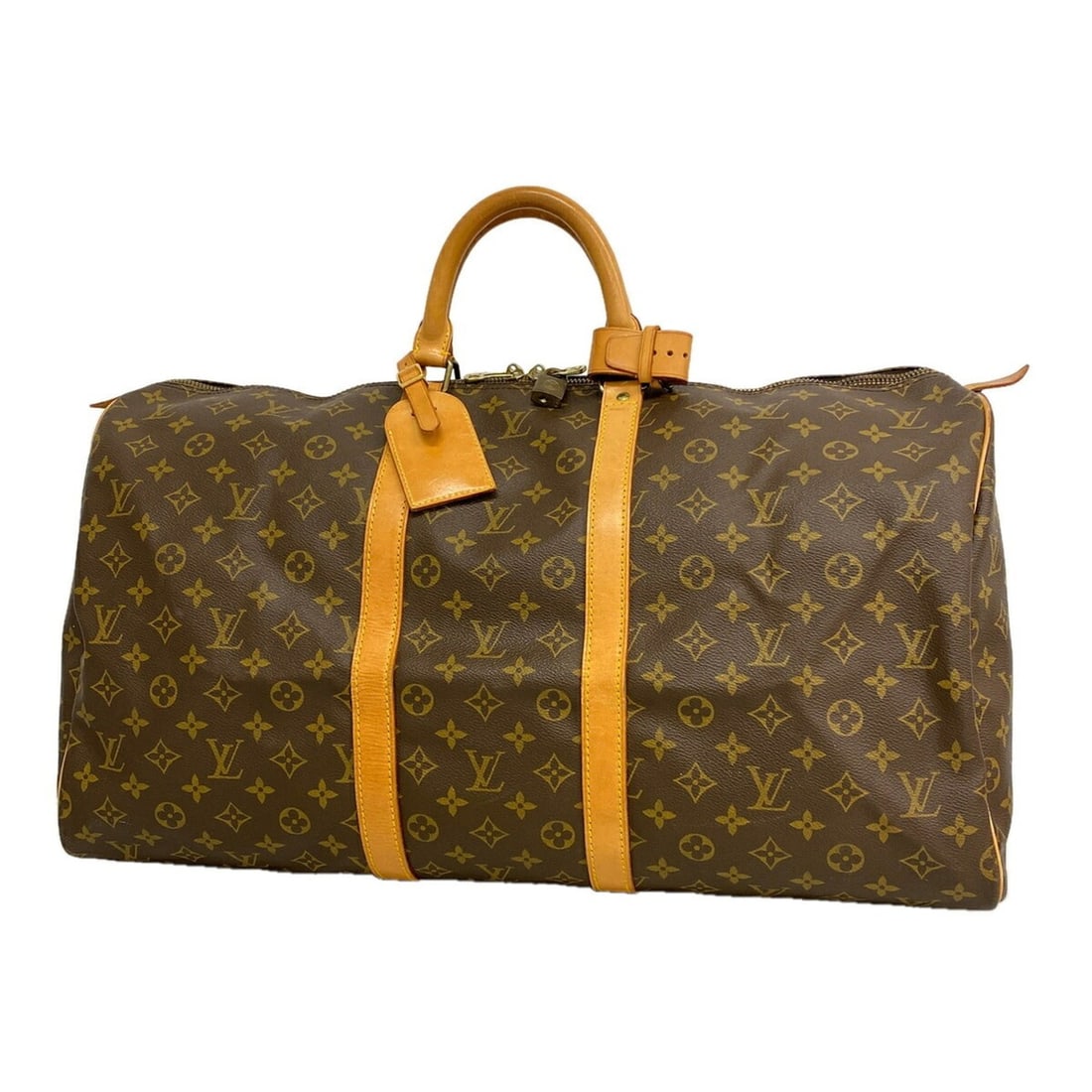 Louis Vuitton Bags - Boston Monogram Keepall 55 M41424 Brown Men's & Women's: --- Catalog ---Category: SizeSize (HxWxD): 30cm x 55cm x 25cm / 11.81'' x 21.65'' x 9.84''Category: DesignType: Boston bagColor: BrownGender: Men,WomenCategory: GeneralMPN: M41424Brand: Louis Vuitton-