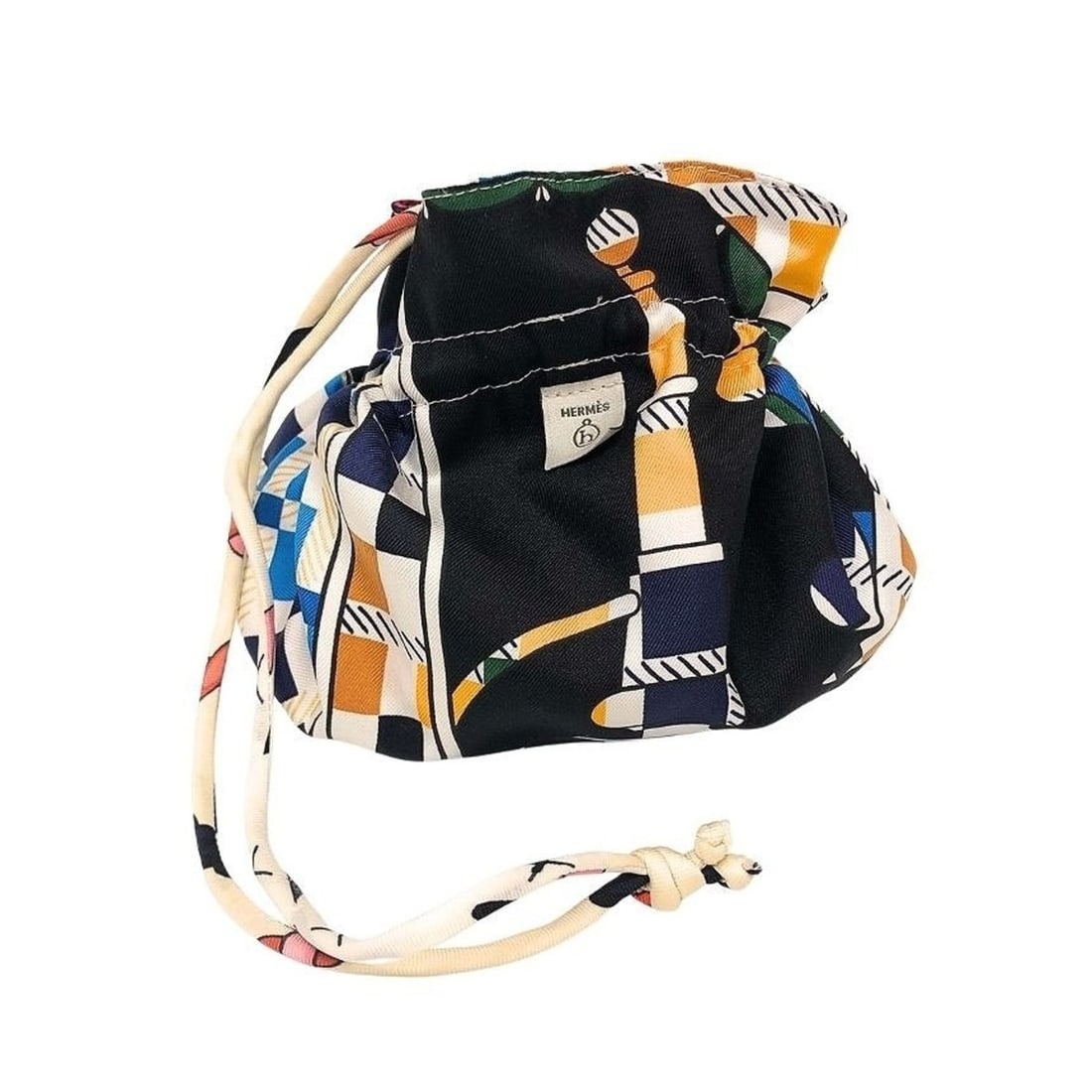 Hermes HERMES Reversible Pouch Petit H Silk Multicolor BALADE ECOSSAISE (Ballad of Scotland): --- Catalog ---Category: SizeSize (HxWxD): 8cm x 15cm / 3.14'' x 5.9''Category: DesignType: PouchColor: Multi-colorGender: WomenMaterial: Silk Category: GeneralBrand: Hermes--- Item List ---Section: C