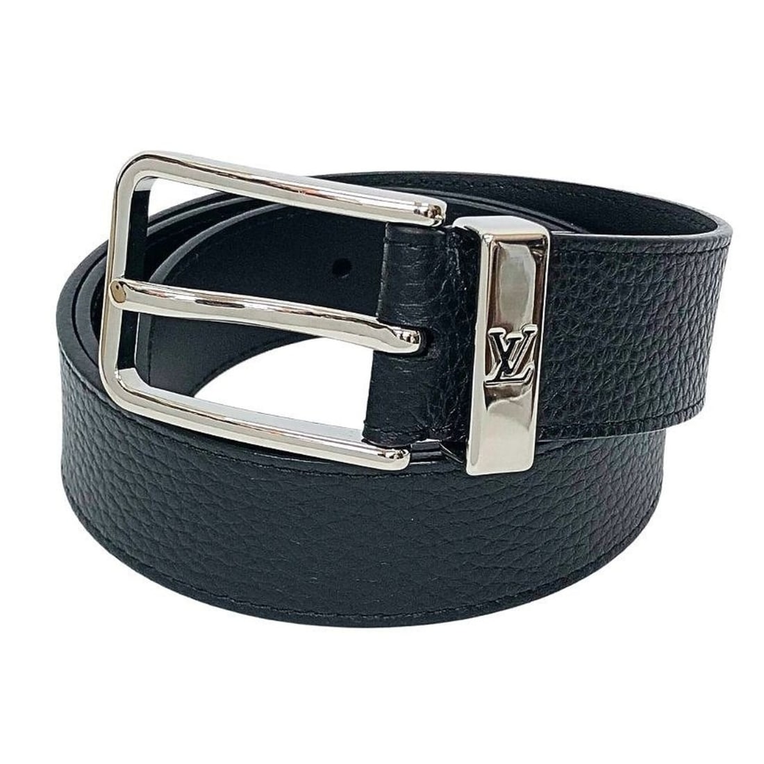 Louis Vuitton LOUIS VUITTON Leather Belt M6065 Ceinture Pont Neuf 35MM Size 90 Black Men's: --- Catalog ---Category: SizeLength: 95cm / 37.4''Category: DesignType: Standard beltColor: BlackGender: MenMaterial (Strap): Leather Category: GeneralMPN: M6065Brand: Louis VuittonCountry of Origin: 
