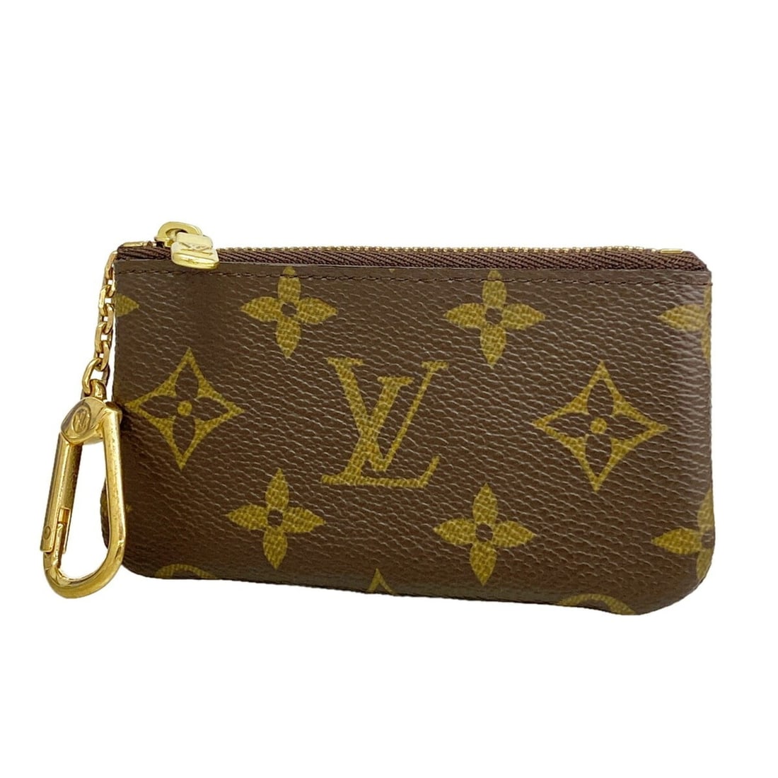 Louis Vuitton Monogram Pochette Clé M62650 Brown Wallet/Coin Case for Men and Women: --- Catalog ---Category: SizeSize (HxWxD): 6.5cm x 11.5cm x 1cm / 2.55'' x 4.52'' x 0.39''Category: DesignType: Coin purse/coin caseColor: BrownGender: Men,WomenCategory: GeneralMPN: M62650Brand: Loui