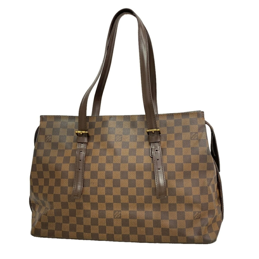 Louis Vuitton Damier Chelsea Shoulder Bag N51119 Ebene Women's: --- Catalog ---Category: SizeSize (HxWxD): 28.5cm x 41cm x 14.5cm / 11.22'' x 16.14'' x 5.7''Category: DesignType: Shoulder bagColor: EbeneGender: WomenCategory: GeneralMPN: N51119Brand: Louis Vuitton