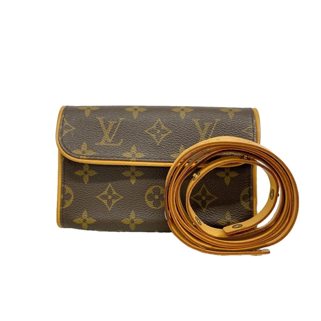 Louis Vuitton Monogram Pochette Florentine M51855 Brown Women's Bag/Waist Bag: --- Catalog ---Category: SizeSize (HxWxD): 10cm x 16.5cm x 4cm / 3.93'' x 6.49'' x 1.57''Category: DesignType: Fanny packColor: BrownGender: WomenCategory: GeneralMPN: M51855Brand: Louis Vuitton--- It