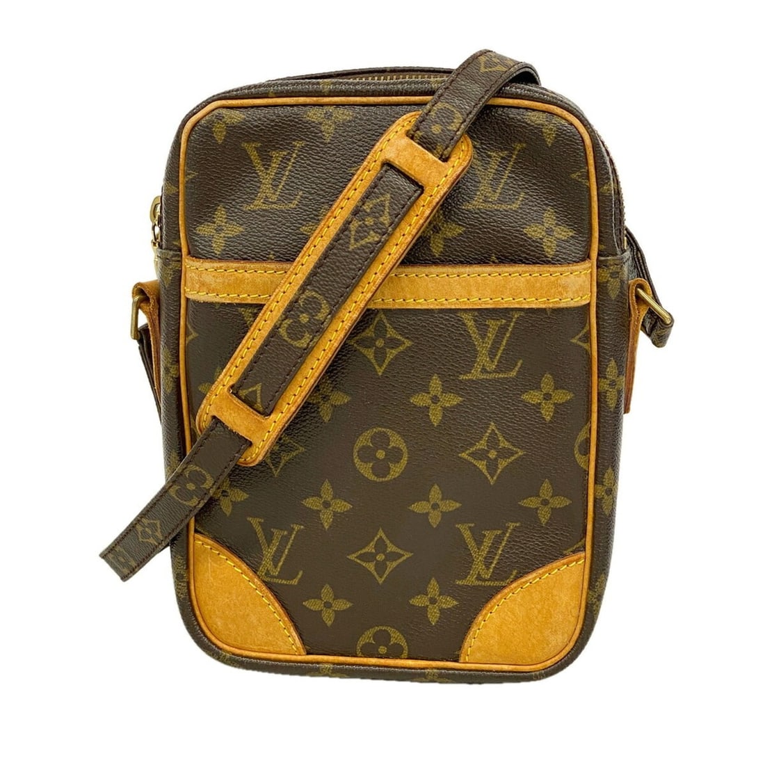 Louis Vuitton Monogram Danube Shoulder Bag M45266 Brown Women's: --- Catalog ---Category: SizeSize (HxWxD): 21cm x 15cm x 4.5cm / 8.26'' x 5.9'' x 1.77''Category: DesignType: Shoulder bagColor: BrownGender: WomenCategory: GeneralMPN: M45266Brand: Louis Vuitton--- I