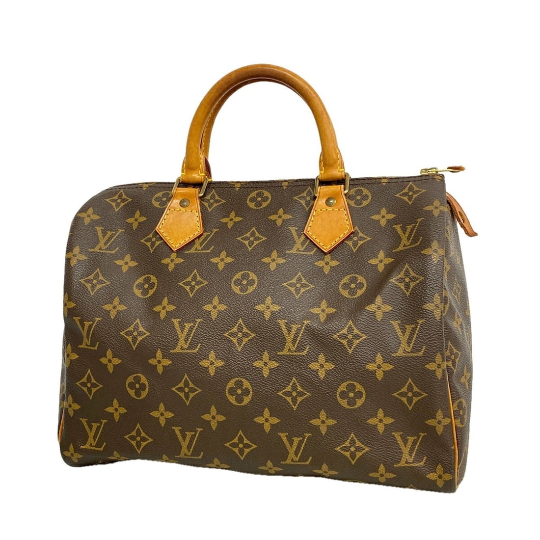 Louis Vuitton Monogram Speedy 30 Handbag M41108 Brown Women's (1 of 11)