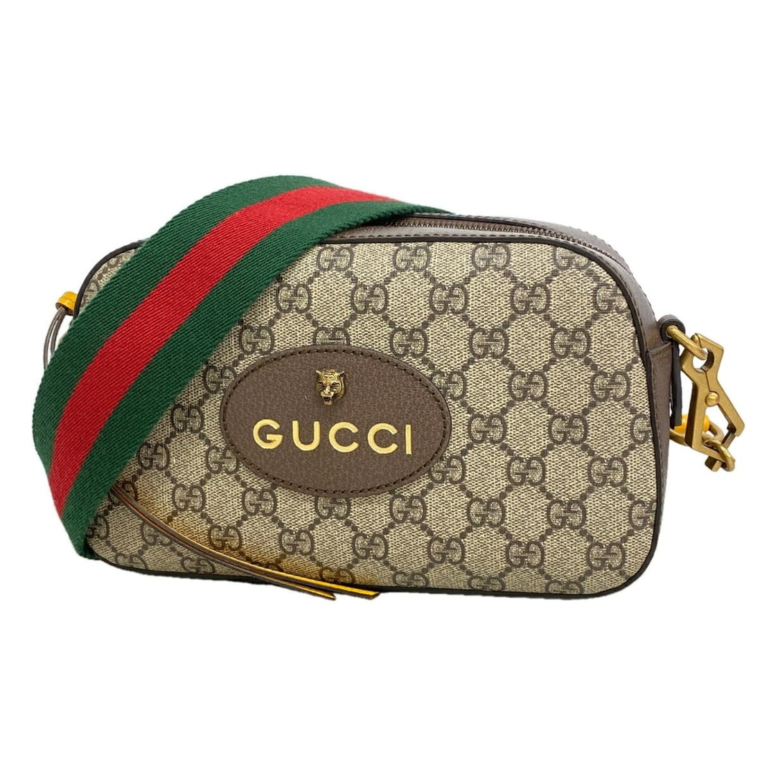 Gucci GG Supreme Shoulder Bag 476466 Brown Women's: --- Catalog ---Category: SizeSize (HxWxD): 14.5cm x 22cm x 7cm / 5.7'' x 8.66'' x 2.75''Category: DesignType: Shoulder bagColor: BrownGender: WomenMaterial: PVC Hardware Color: GoldCategory: GeneralMP