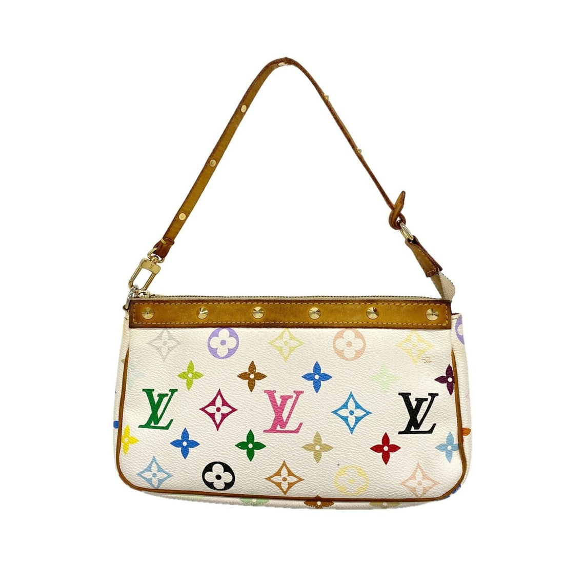 Louis Vuitton Bag/Pouch Monogram Multicolor Pochette Accessoires M92649 Blanc Women's: --- Catalog ---Category: SizeSize (HxWxD): 12.5cm x 21cm x 4.5cm / 4.92'' x 8.26'' x 1.77''Category: DesignType: PouchColor: BlancGender: WomenCategory: GeneralMPN: M92649Brand: Louis Vuitton--- Item 