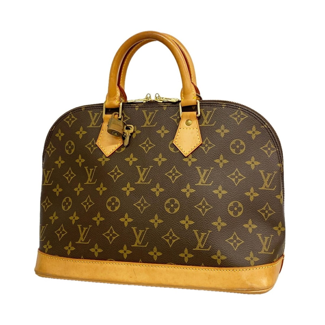 Louis Vuitton Alma Monogram Handbag M51130 Brown Women's (1 of 10)