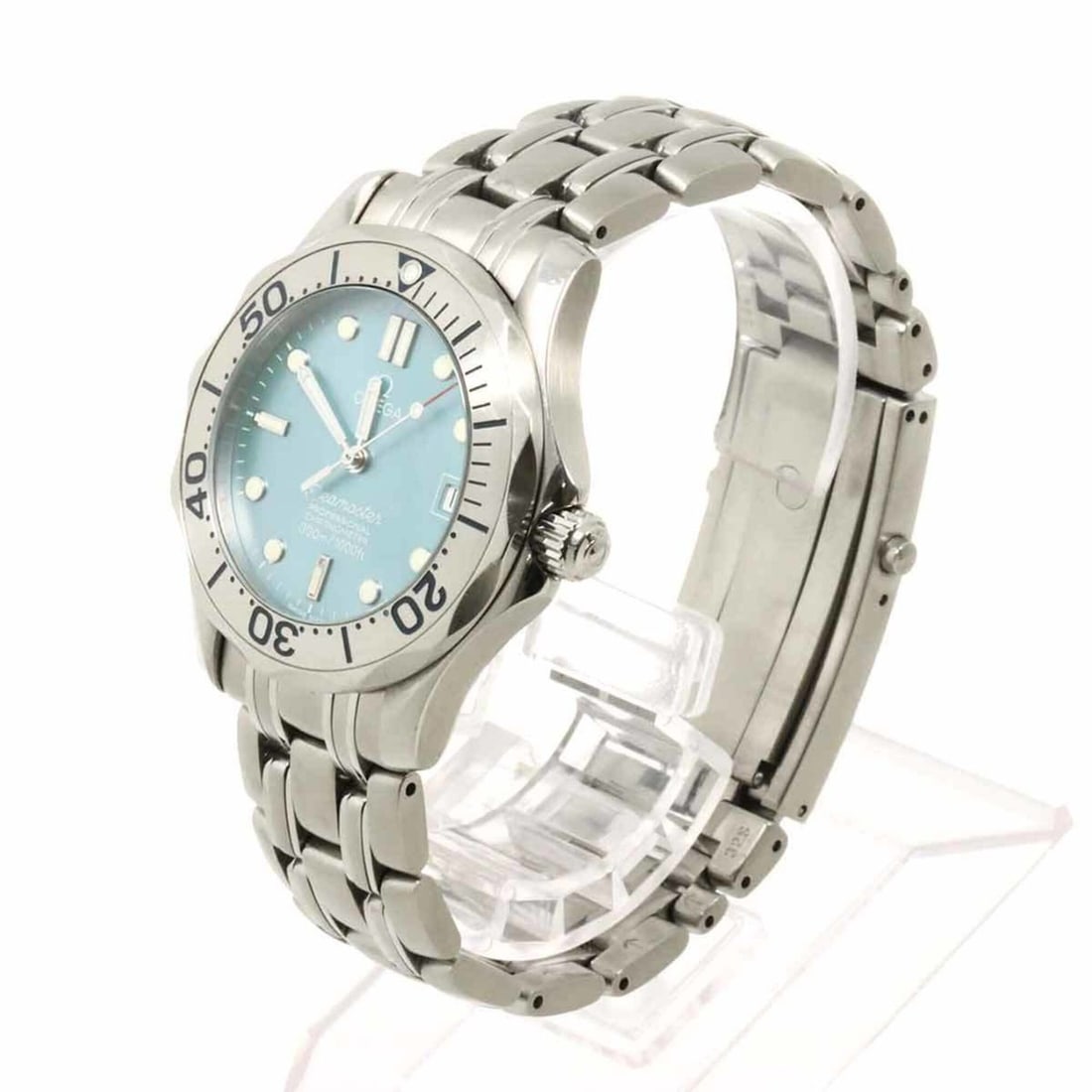 Omega Seamaster 300 Professional 2050 71 Boys' Watch, Date, Blue Shell, Automatic Movement: --- Catalog ---Category: SizeWrist Size: 17cm / 6.69''Case Diameter: 36mm / 1.42''Category: DesignType: WristwatchGender: MenColor (Dial): Blue shellMaterial (Band): Stainless steelMaterial (Case): St