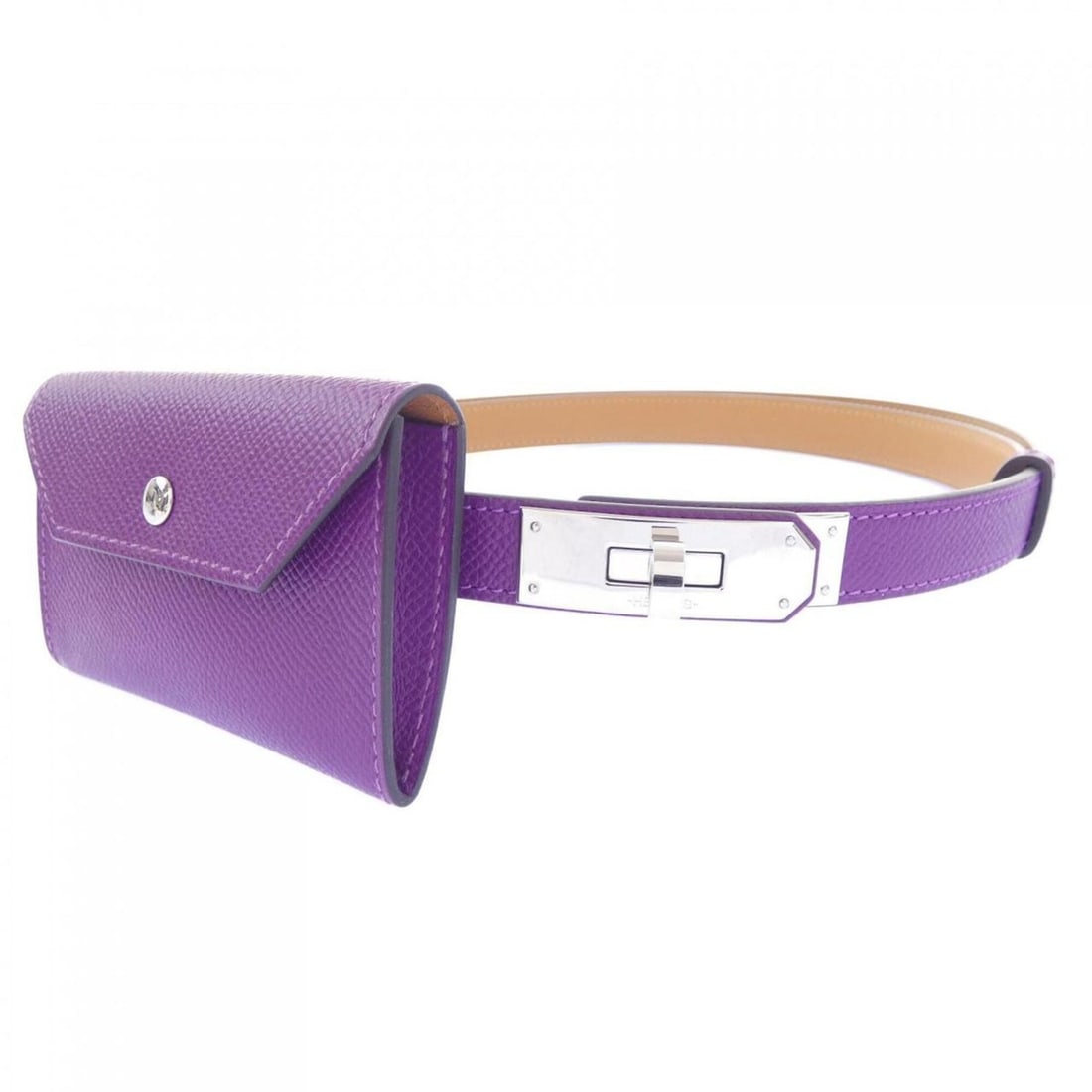 Hermes Kelly Pocket 18mm Belt: --- Catalog ---Category: SizeWidth: 1.5cm / 0.59''Length: 106cm / 41.73''Category: DesignType: Standard beltColor: PurpleGender: WomenCategory: GeneralLine: KellyBrand: Hermes--- Item List ---Section: