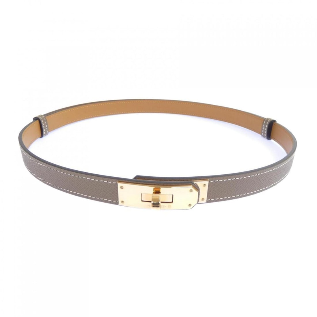 Hermes Kelly 18mm Belt: --- Catalog ---Category: SizeWidth: 2cm / 0.78''Length: 53cm - 99.5cm / 20.86'' - 39.17''Category: DesignType: Standard beltColor: BeigeGender: WomenCategory: GeneralLine: KellyBrand: Hermes--- Item L