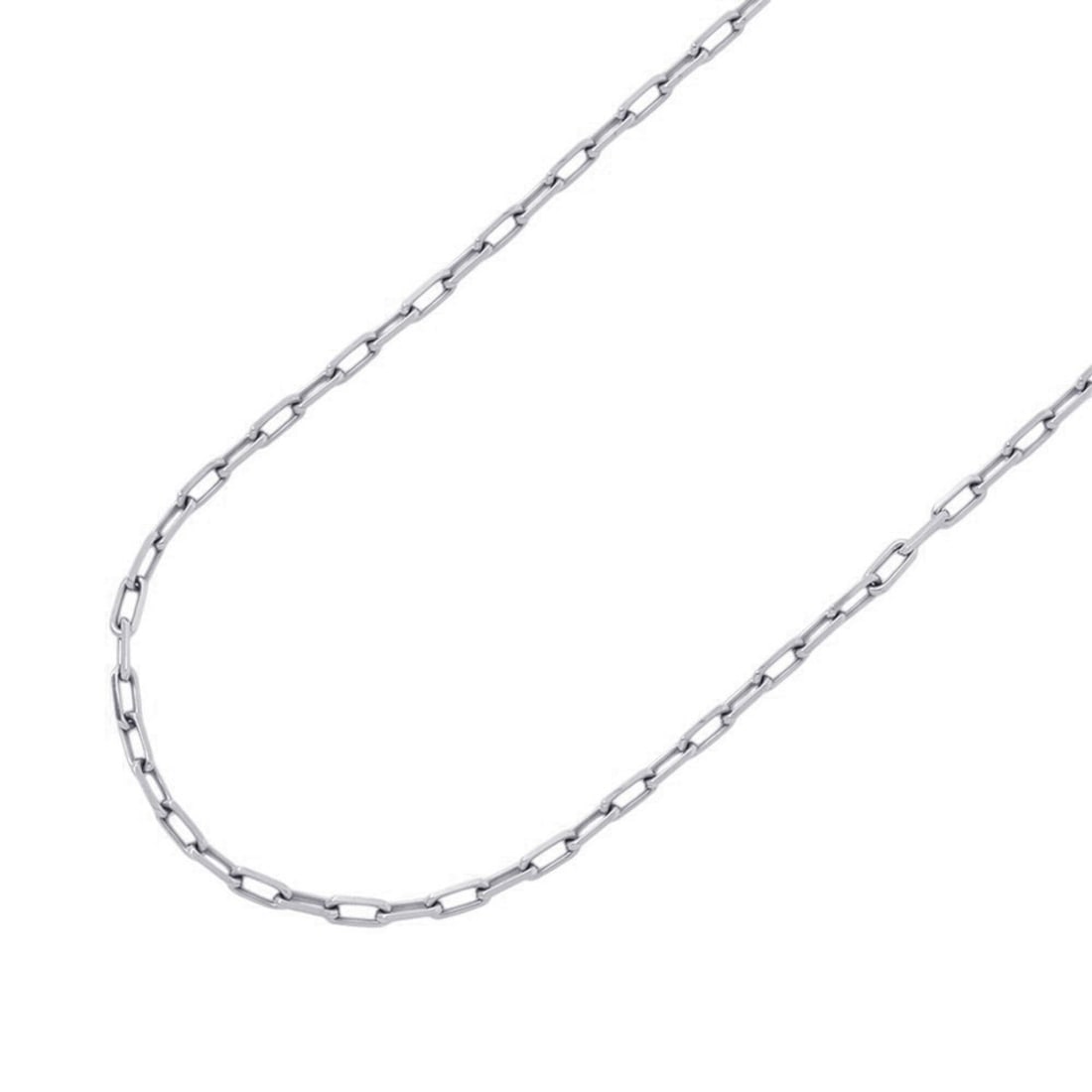 Cartier Santos de Small Model Necklace 18KWG White Gold B7224583 Chain: --- Catalog ---Category: SizeNeck Circumference: 56 cm / 22.04''Category: DesignGender: Women,MenMaterial: White gold (18K)Necklace Type: NecklaceCategory: GeneralBrand: Cartier--- Item List ---Sectio