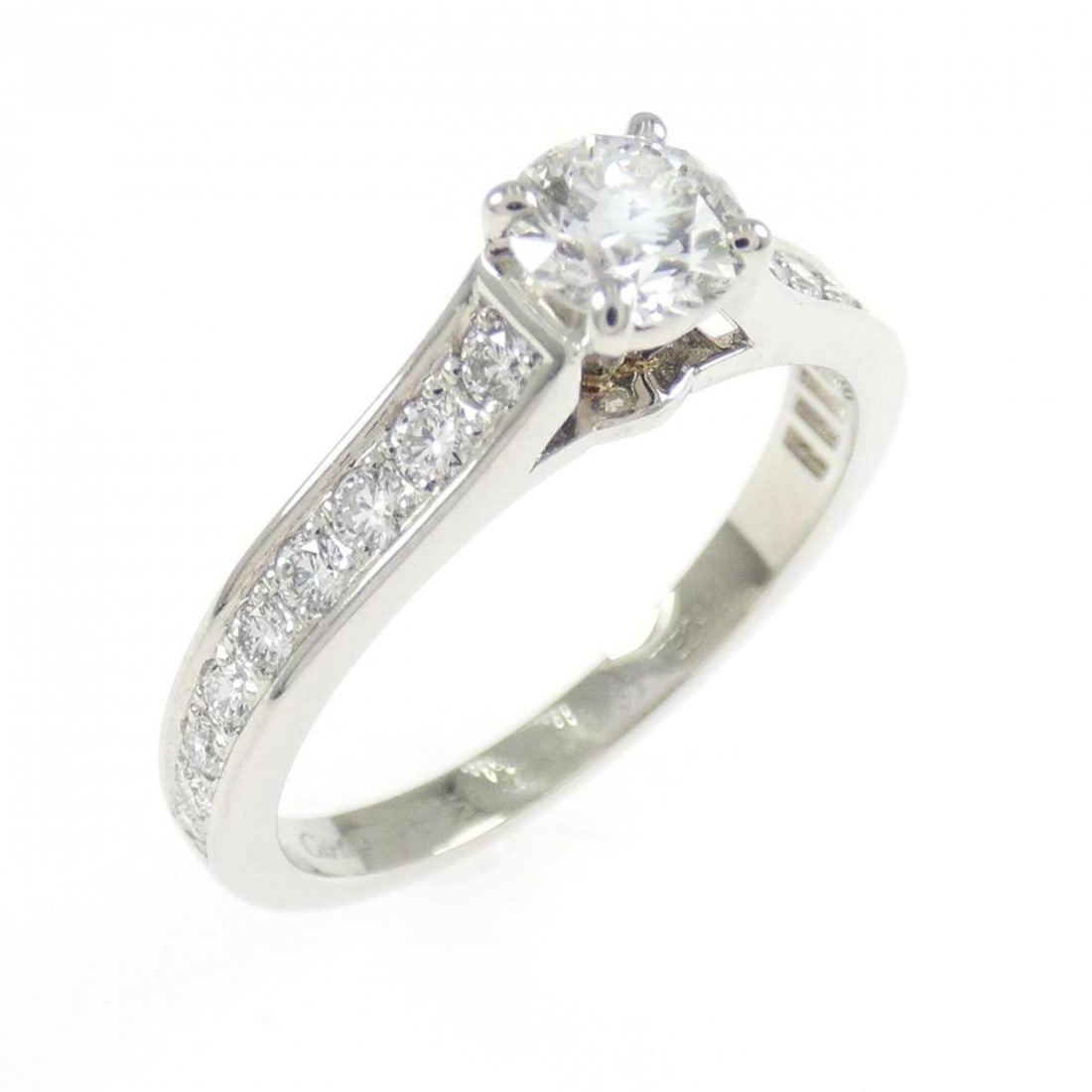 Cartier 1895 Ring, 0.31ct, H VS1, EXT: --- Catalog ---Category: SizeJP Size: 8US Size: 4.5Category: DesignColor: SilverGender: WomenMaterial: Platinum 950Category: GeneralMPN: N4164600Brand: Cartier--- Item List ---Section:
