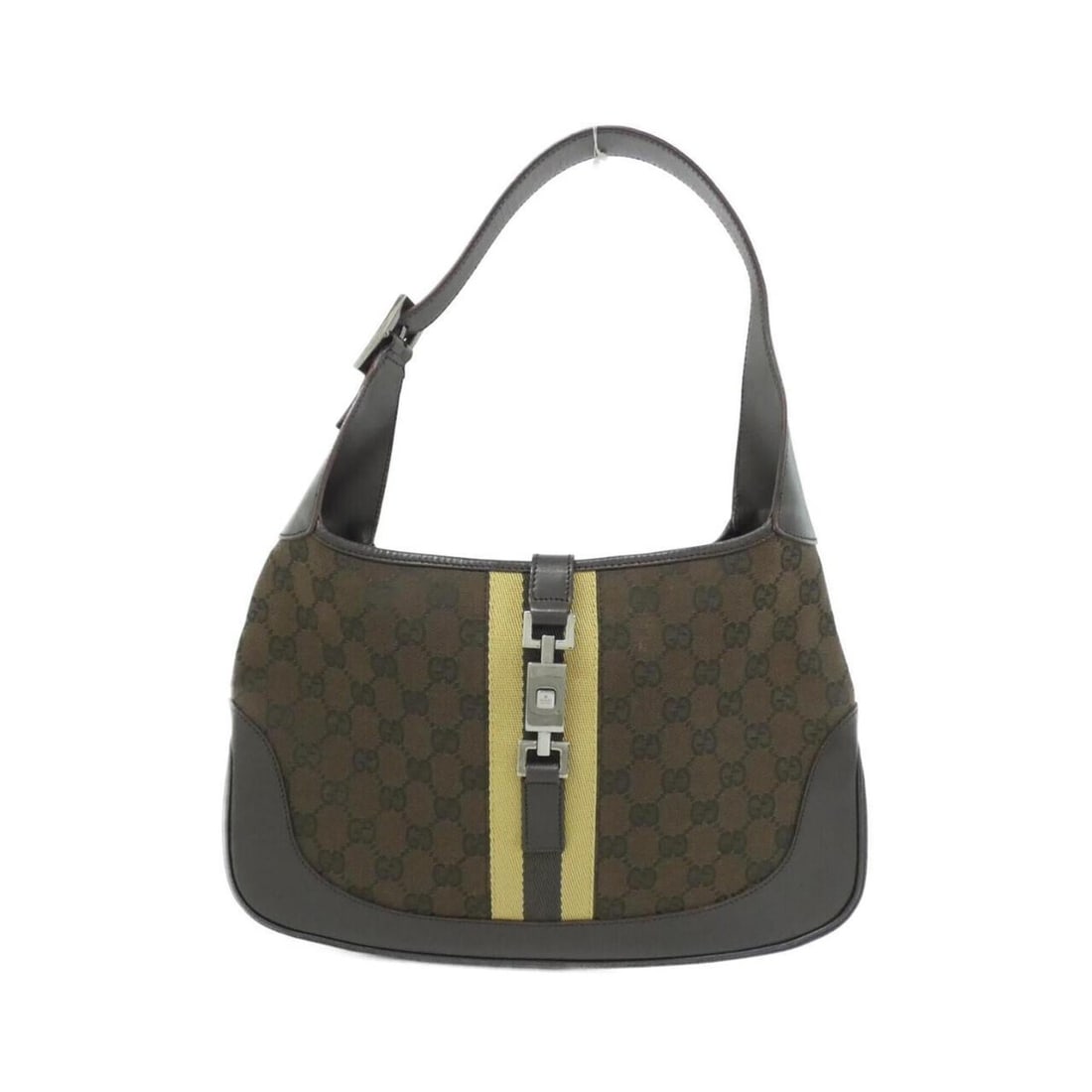 Gucci 00963 Shoulder Bag: --- Catalog ---Category: SizeSize (HxWxD): 22cm x 32cm x 3cm / 8.66'' x 12.59'' x 1.18''Category: DesignType: Shoulder bagColor: Dark brownGender: WomenMaterial: GG canvas , Leather Category: GeneralM