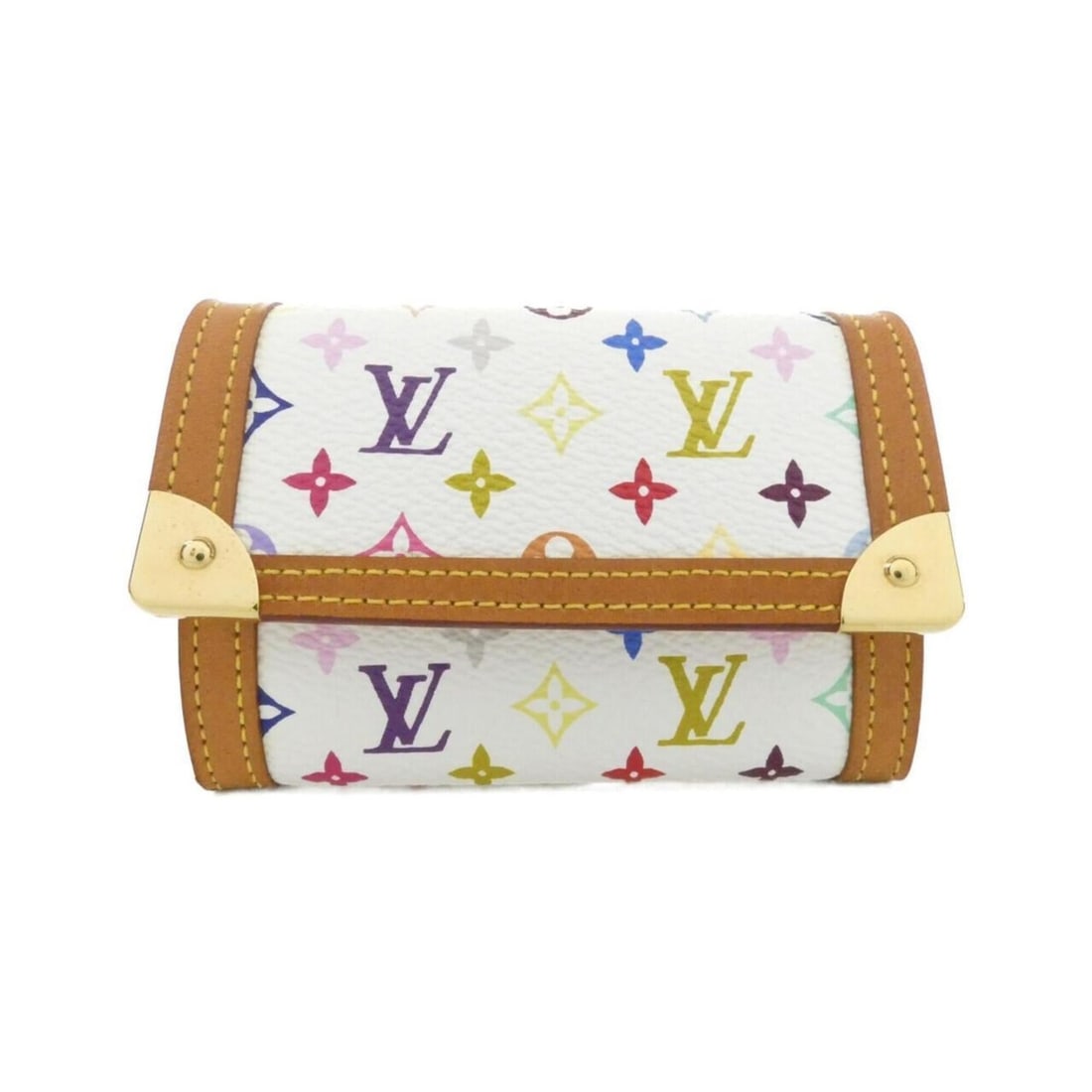 Louis Vuitton Multicolor Porte Monnaie Plat M92657 Wallet/Coin Case: --- Catalog ---Category: SizeSize (HxWxD): 7cm x 10cm x 2cm / 2.75'' x 3.93'' x 0.78''Category: DesignType: Coin purse/coin caseColor: Multi-color, WhiteGender: WomenMaterial: Coated canvas Category: 