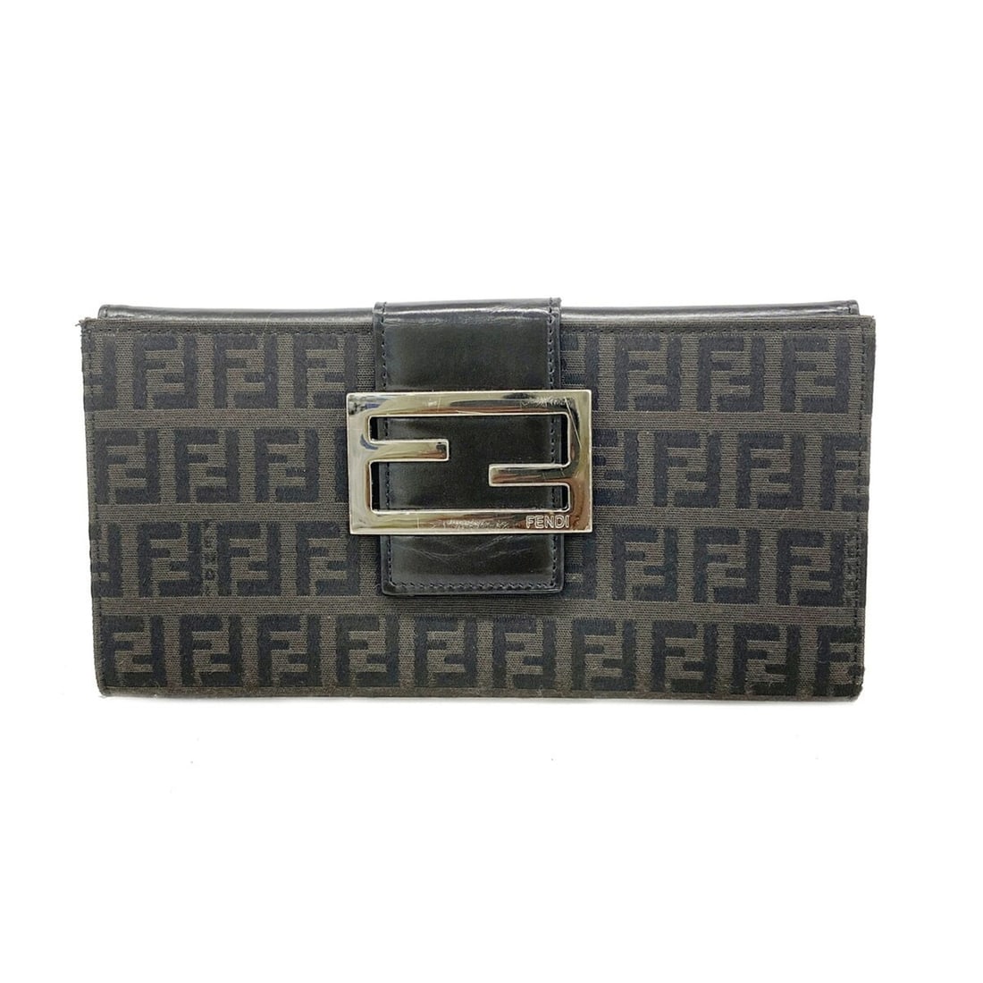 Fendi Long Wallet, Zucchino Nylon Canvas, Black, Women's: --- Catalog ---Category: SizeSize (HxWxD): 9.5cm x 19cm x 2cm / 3.74'' x 7.48'' x 0.78''Category: DesignType: Long wallet (bi-fold)Color: BlackGender: WomenMaterial: Nylon canvas Category: GeneralBran