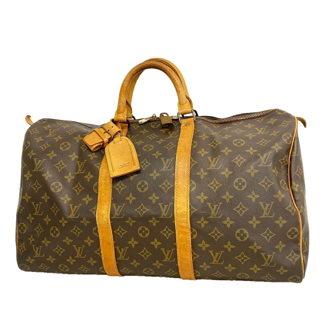 Louis Vuitton Bags - Boston Monogram Keepall 50 M41426 Brown Men's & Women's: --- Catalog ---Category: SizeSize (HxWxD): 28.5cm x 50cm x 22cm / 11.22'' x 19.68'' x 8.66''Category: DesignType: Boston bagColor: BrownGender: Men,WomenCategory: GeneralMPN: M41426Brand: Louis Vuitto