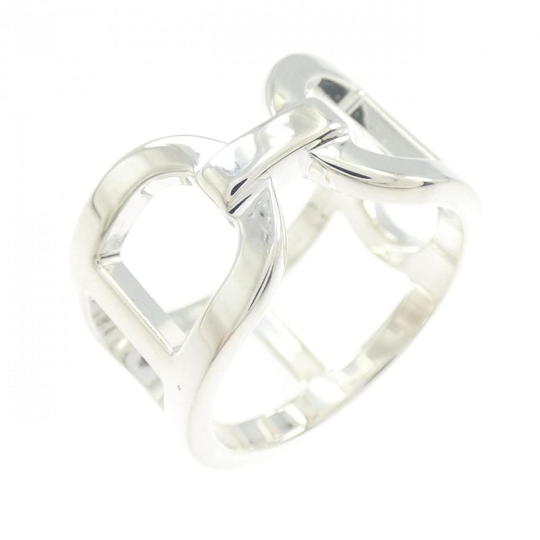 Hermes Hermès Ever Chaine d'Ancre Ring: --- Catalog ---Category: SizeJP Size: 11US Size: 6Category: DesignType: Band ringGender: WomenMaterial: Silver 925Category: GeneralBrand: Hermes--- Item List ---Section: ConditionRanking: Rank A Used 