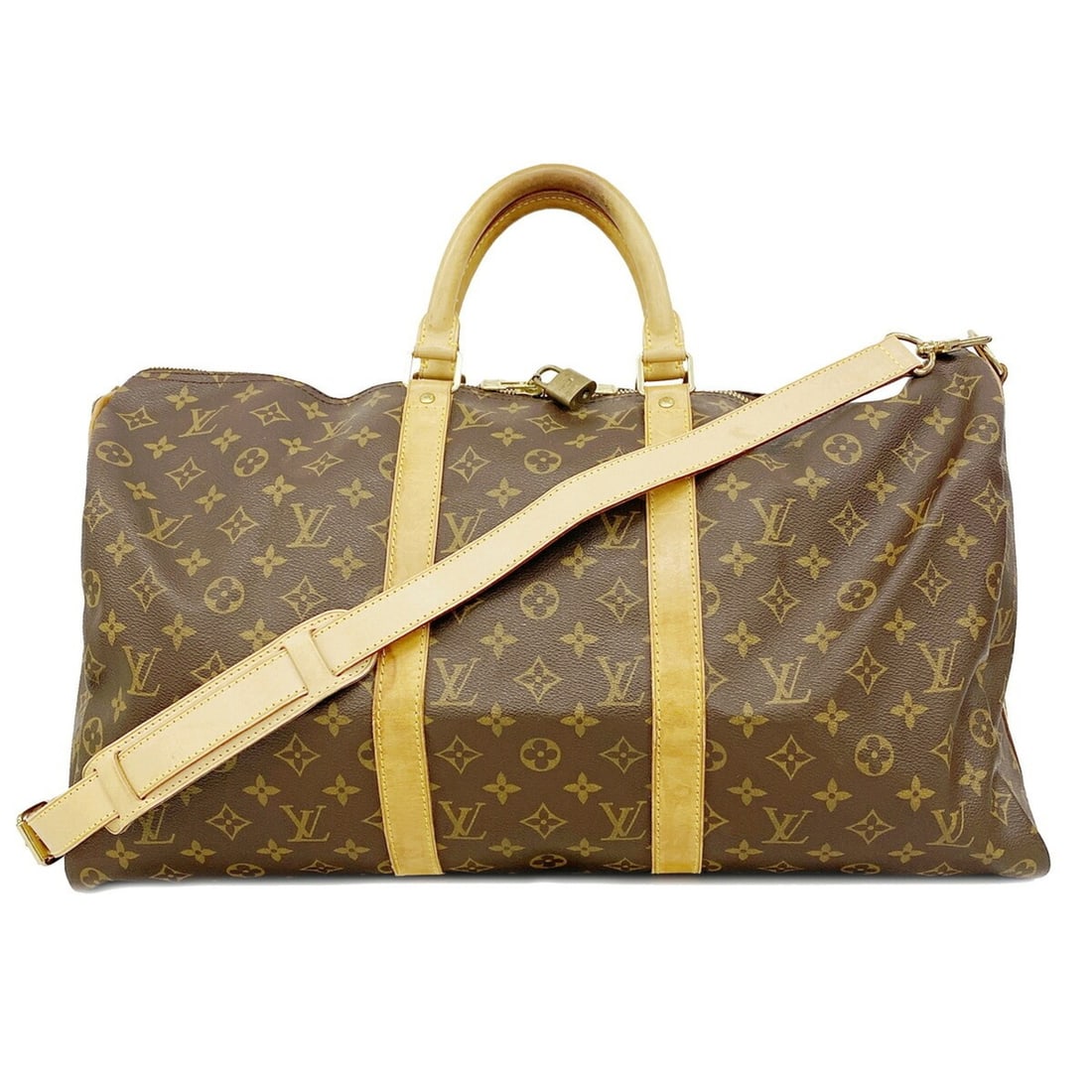 Louis Vuitton Bags - Boston Monogram Keepall Bandoulière 50 M41416 Brown Men's & Women's: --- Catalog ---Category: SizeSize (HxWxD): 29cm x 50cm x 23cm / 11.41'' x 19.68'' x 9.05''Category: DesignType: Boston bagColor: BrownGender: Men,WomenCategory: GeneralMPN: M41416Brand: Louis Vuitton-