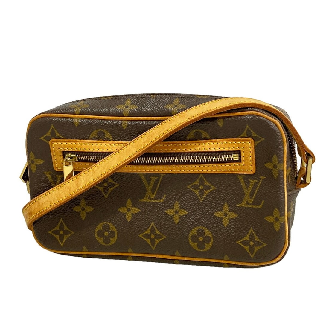 Louis Vuitton Monogram Pochette Cite Shoulder Bag M51183 Brown Women's: --- Catalog ---Category: SizeSize (HxWxD): 12cm x 21cm x 6cm / 4.72'' x 8.26'' x 2.36''Category: DesignType: Shoulder bagColor: BrownGender: WomenCategory: GeneralMPN: M51183Brand: Louis Vuitton--- It