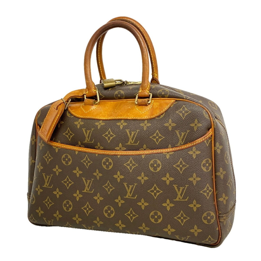 Louis Vuitton Monogram Deauville Handbag M47270 Brown Women's: --- Catalog ---Category: SizeSize (HxWxD): 25.5cm x 34cm x 13.5cm / 10.03'' x 13.38'' x 5.31''Category: DesignType: HandbagColor: BrownGender: WomenCategory: GeneralMPN: M47270Brand: Louis Vuitton--- 