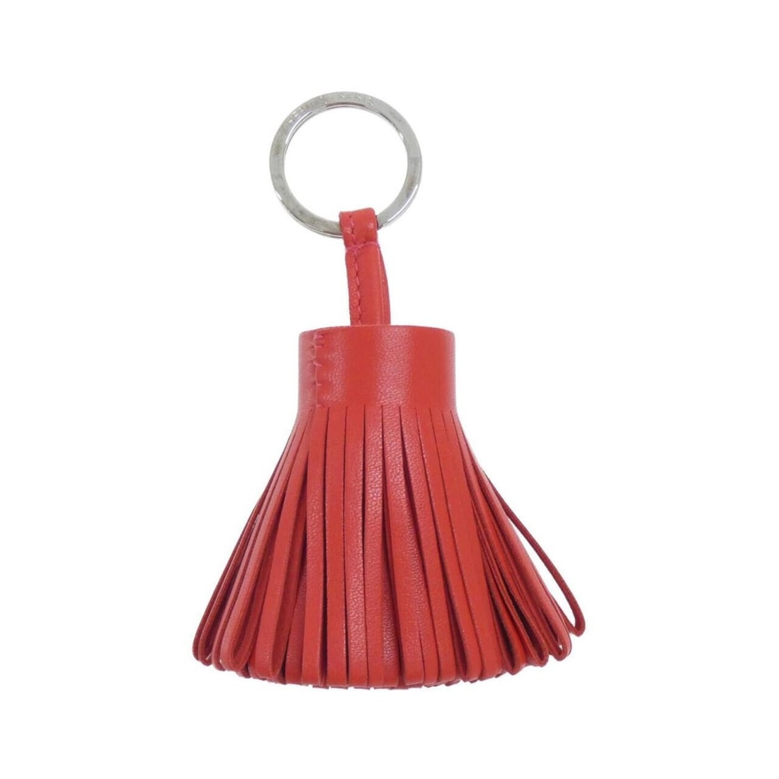 Hermes Carmen 077894CJ Keyring: --- Catalog ---Category: DesignType: KeyringColor: Red colorGender: WomenMaterial: Agneau MiloCategory: GeneralLine: CarmenBrand: Hermes--- Item List ---Section: ConditionRanking: Rank A Used - A few 