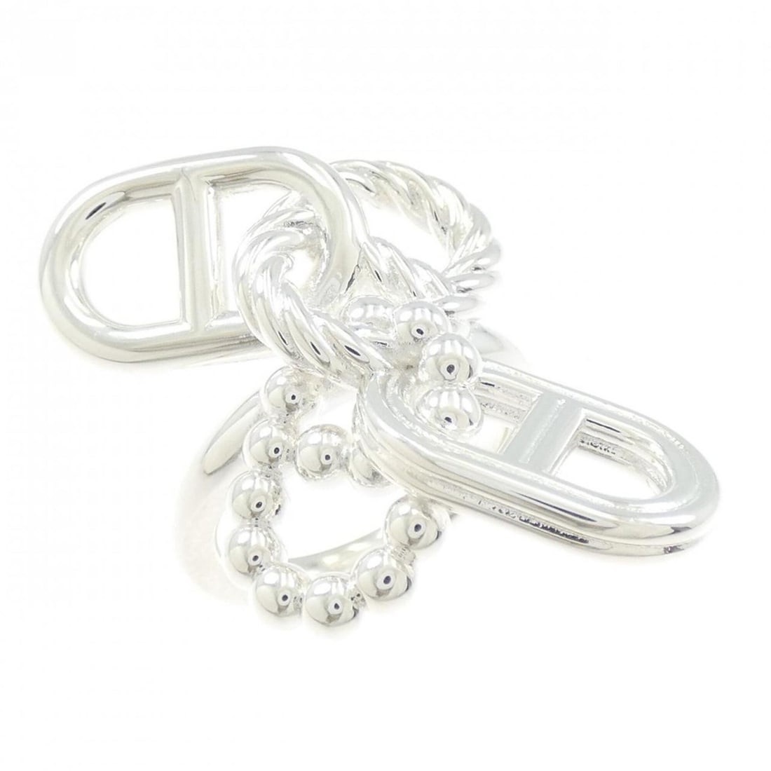 Hermes Hermès Chaine d'Ancre Area II Ring: --- Catalog ---Category: SizeJP Size: 12US Size: 6.5Category: DesignType: Band ringGender: WomenMaterial: Silver 925Category: GeneralBrand: Hermes--- Item List ---Section: ConditionRanking: Rank A Use