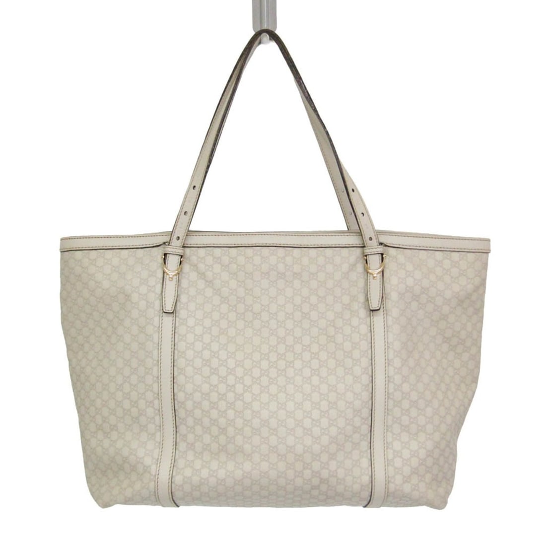 Gucci Guccissima 309613 Women's Leather Tote Bag Off-white: --- Catalog ---Category: SizeHandle Drop: 18.00cm / 7.09''Size (HxWxD): 26cm x 34cm x 15cm / 10.23'' x 13.38'' x 5.9''Handle Length: 48cm / 18.89''Category: DesignType: Tote bagColor: Off-whiteGender: