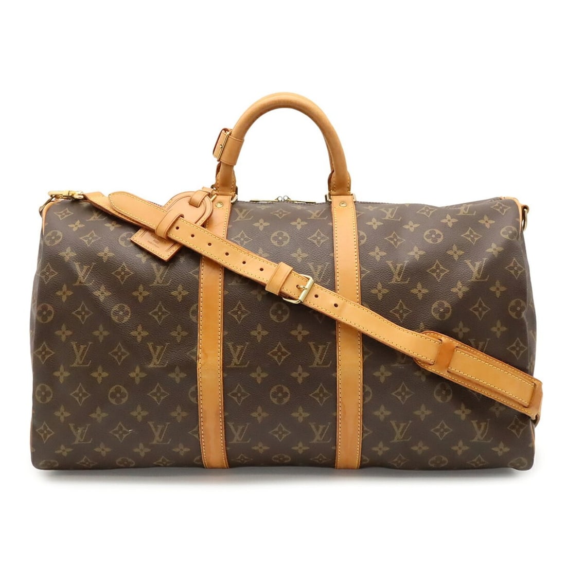 LOUIS VUITTON Louis Vuitton Monogram Keepall Bandoulière 50 Boston Bag Travel Shoulder M41416 (1 of 12)
