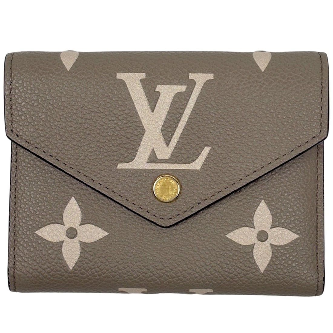 Louis Vuitton Portefeuille Victorine Tri-fold Wallet, Monogram Empreinte, Tourtrere Cream, M81861, (1 of 20)