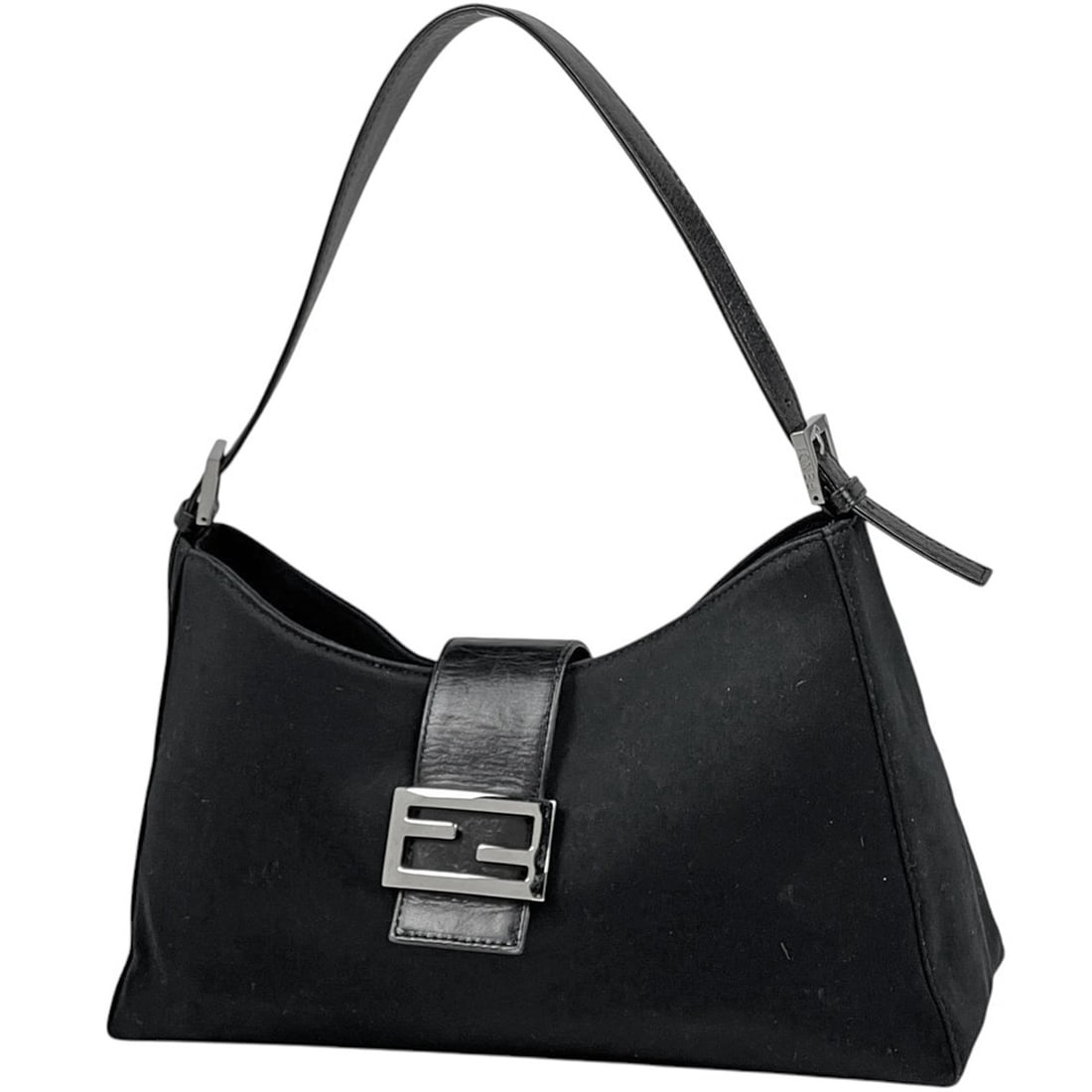 Fendi FENDI handbag, Zucca logo, fabric, Nero (black), women's. (1 of 13)