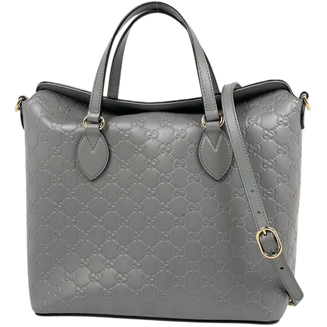 Gucci GUCCI Handbag Guccissima 2WAY Shima Leather Gray 428226 Women's: --- Catalog ---Category: SizeSize (HxWxD): 25cm x 28.5cm x 13cm / 9.84'' x 11.22'' x 5.11''Category: DesignType: HandbagColor: GrayGender: WomenMaterial: GG leather Category: GeneralLine: GuccissimaBr