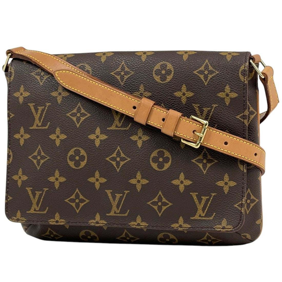 Louis Vuitton Musette Tango Shoulder Bag Short Monogram Brown M51257 Women's: --- Catalog ---Category: SizeSize (HxWxD): 18cm x 24cm x 6cm / 7.08'' x 9.44'' x 2.36''Category: DesignType: Shoulder bagColor: Brown, MonogramGender: WomenMaterial: Monogram Category: GeneralMPN: M51