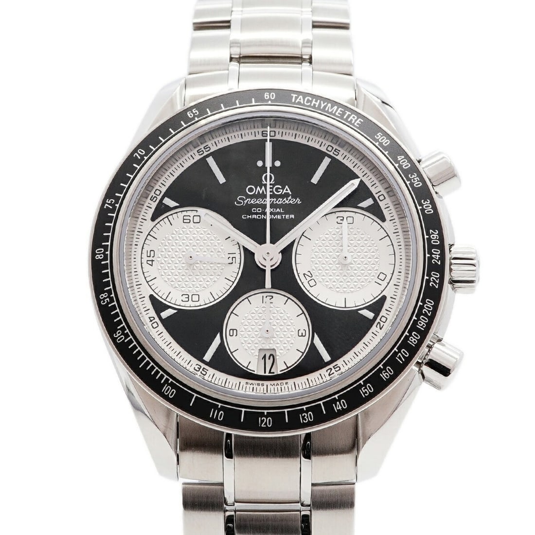 Omega Speedmaster Racing 326.30.40.50.01.002 Black Dial Men's Watch: --- Catalog ---Category: SizeWrist Size: 18cm / 7.08''Case Diameter: 40mm / 1.57''Category: DesignType: WristwatchGender: MenColor (Dial): BlackMaterial (Band): Stainless steelCategory: GeneralMPN: 32