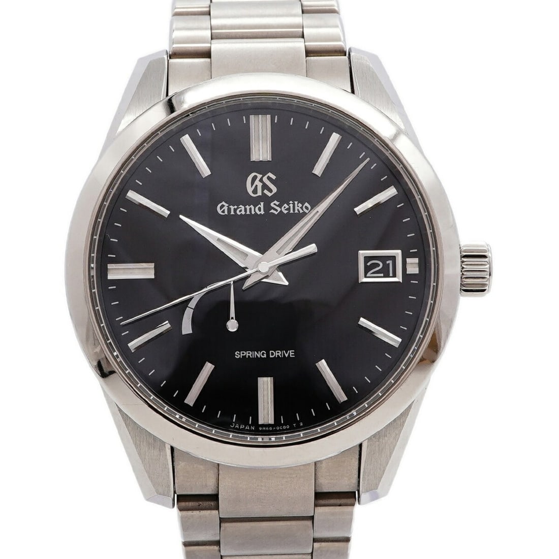 Seiko Grand Spring Drive SBGA349 9R65-0CJ0 Black Dial Men's Watch: --- Catalog ---Category: SizeWrist Size: 15.5cm / 6.1''Case Diameter: 40.5mm / 1.59''Category: DesignType: WristwatchGender: MenColor (Dial): BlackMaterial (Band): TitaniumCategory: GeneralMPN: SBGA34