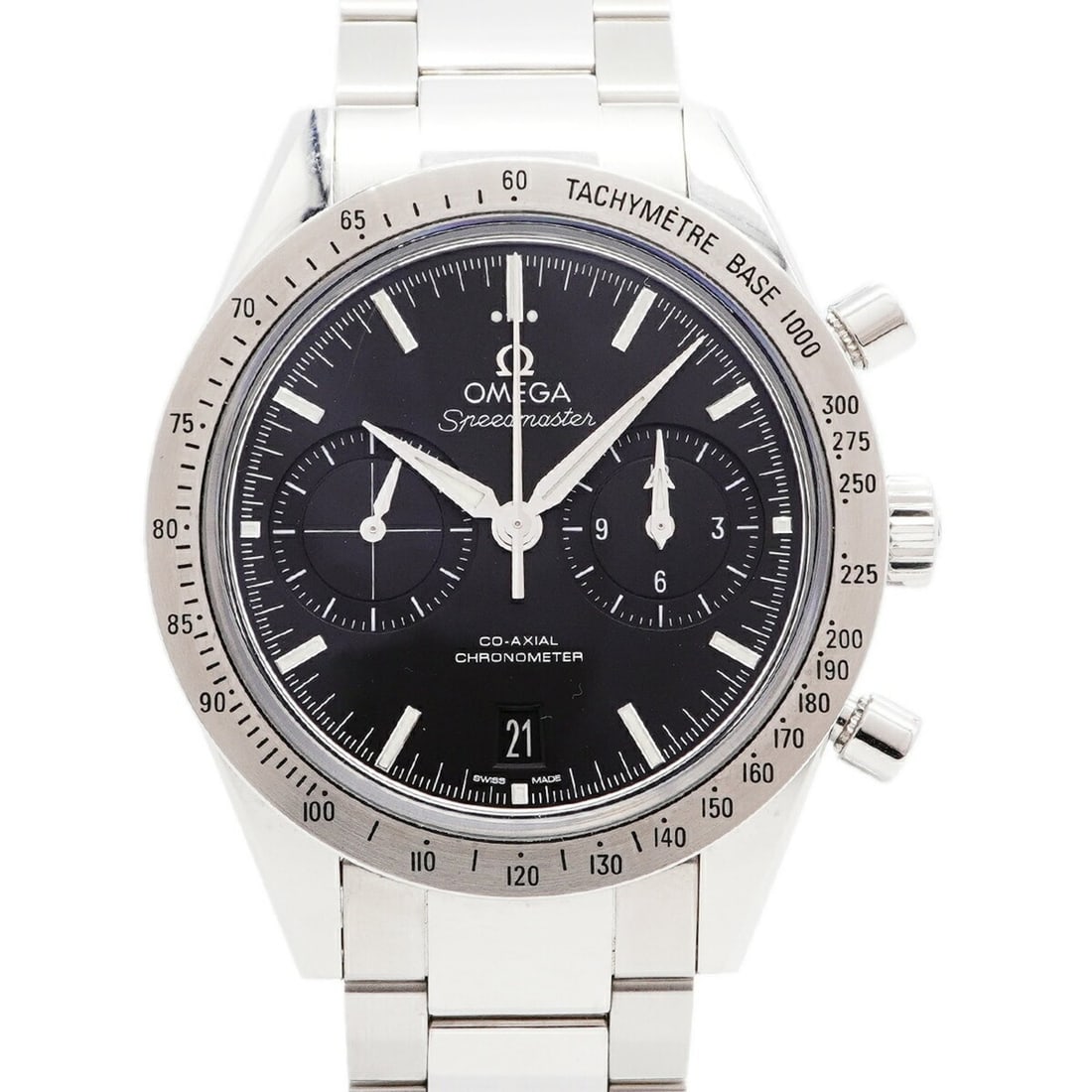 Omega Speedmaster '57 331.10.42.51.01.001 Black Dial Men's Watch: --- Catalog ---Category: SizeWrist Size: 20cm / 7.87''Case Diameter: 41.5mm / 1.63''Category: DesignType: WristwatchGender: MenColor (Dial): BlackMaterial (Band): Stainless steelCategory: GeneralMPN: 